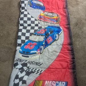 Vintage Nascar Sleeping Bag 90's VTG Nostalgia Retro Throwback Streetwear Racing